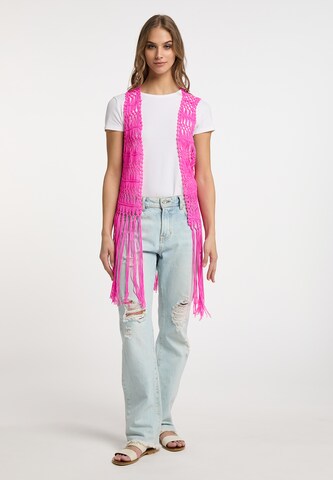 Gilet IZIA en rose