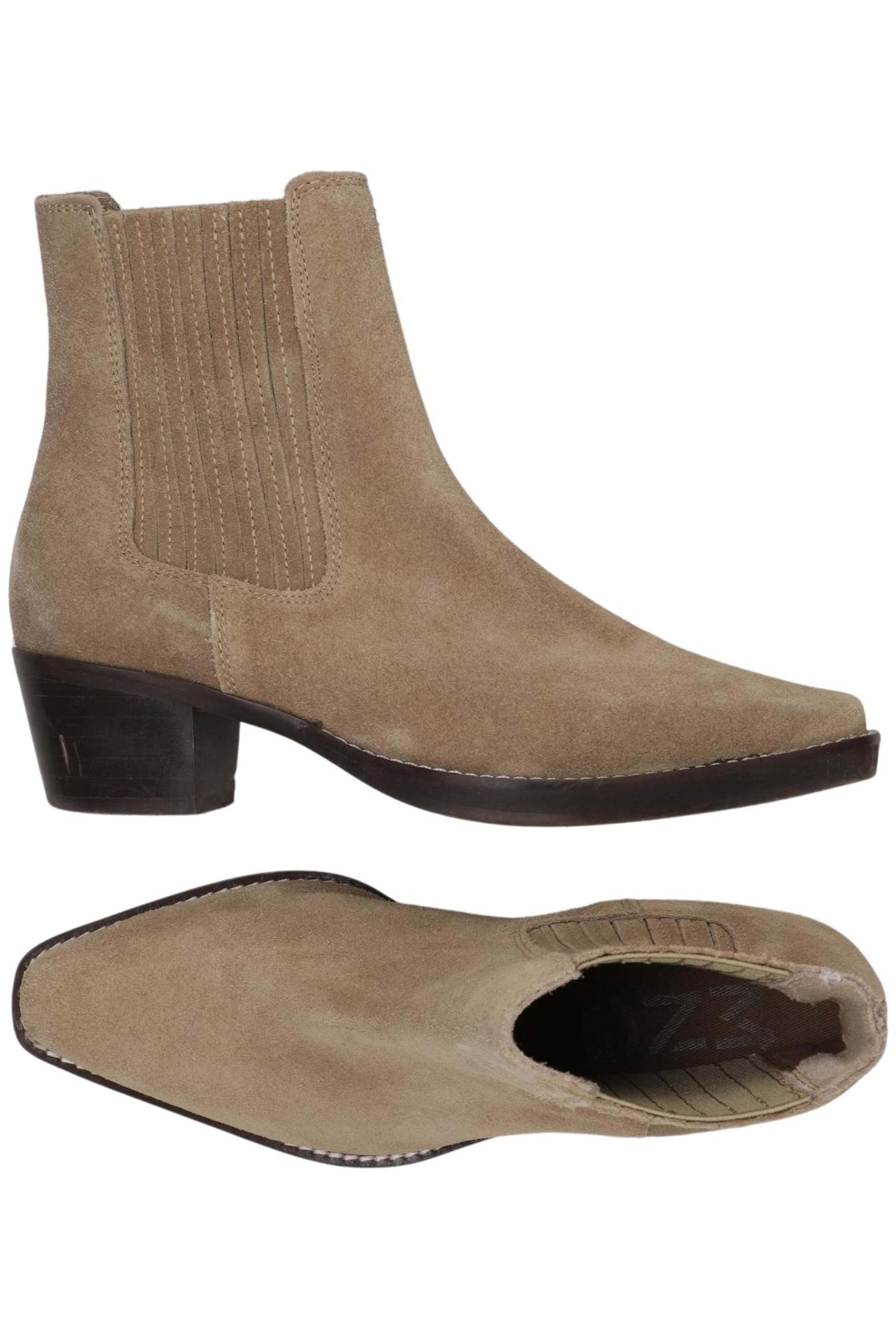 MANGO Stiefelette 36 in Beige: Vorderseite