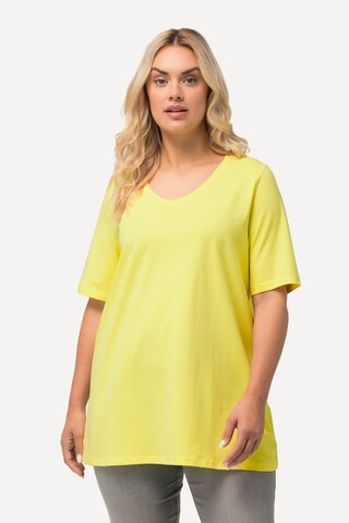 Ulla Popken Shirt in Geel: voorkant