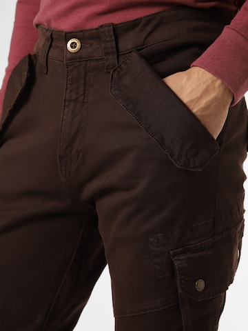 ALPHA INDUSTRIES Tapered Cargohose in Braun