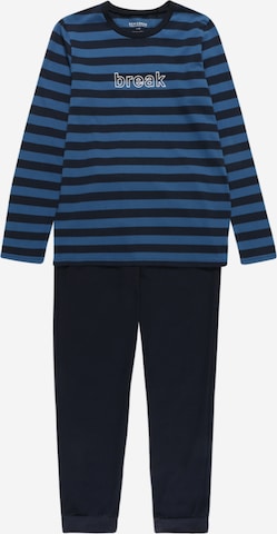 SCHIESSER Pajamas in Blue: front