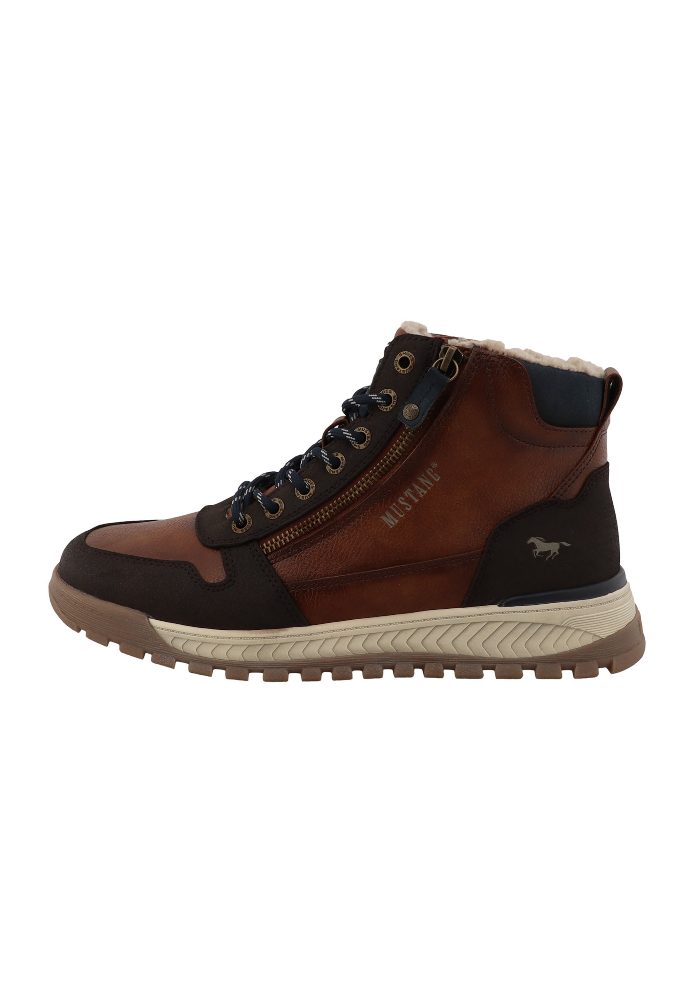 MUSTANG Veterboots in Bruin