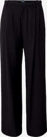 Lindex Loosefit Laskoshousut 'Charlotte' värissä musta: etupuoli