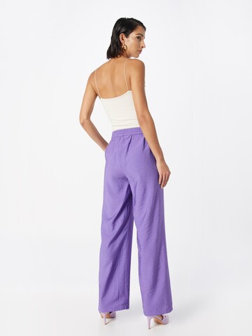 SISTERS POINT Szeroka nogawka Spodnie 'ELLA-PA3' w kolorze fioletowy