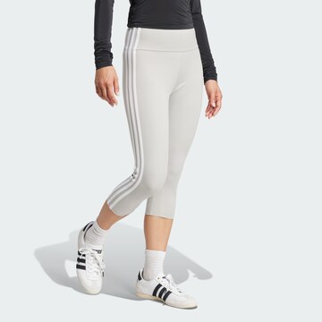 Skinny Leggings 'Adicolor' ADIDAS ORIGINALS en gris : devant