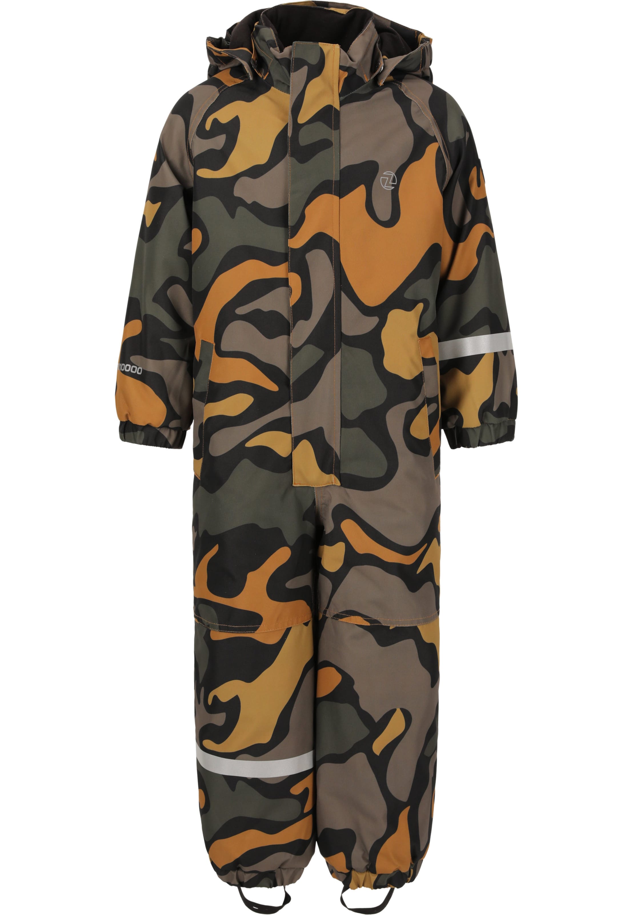 ZigZag Schneeanzug 'Tower' in Braun: Vorderseite