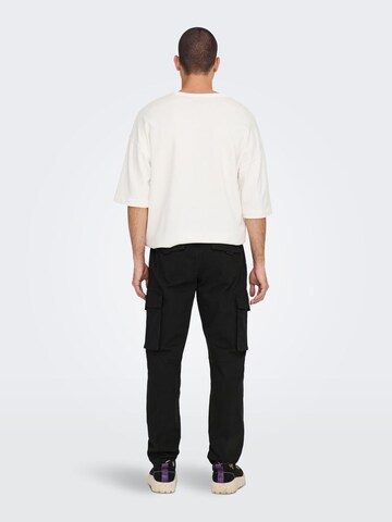 Only & Sons Regular Cargo Pants 'Next' in Black