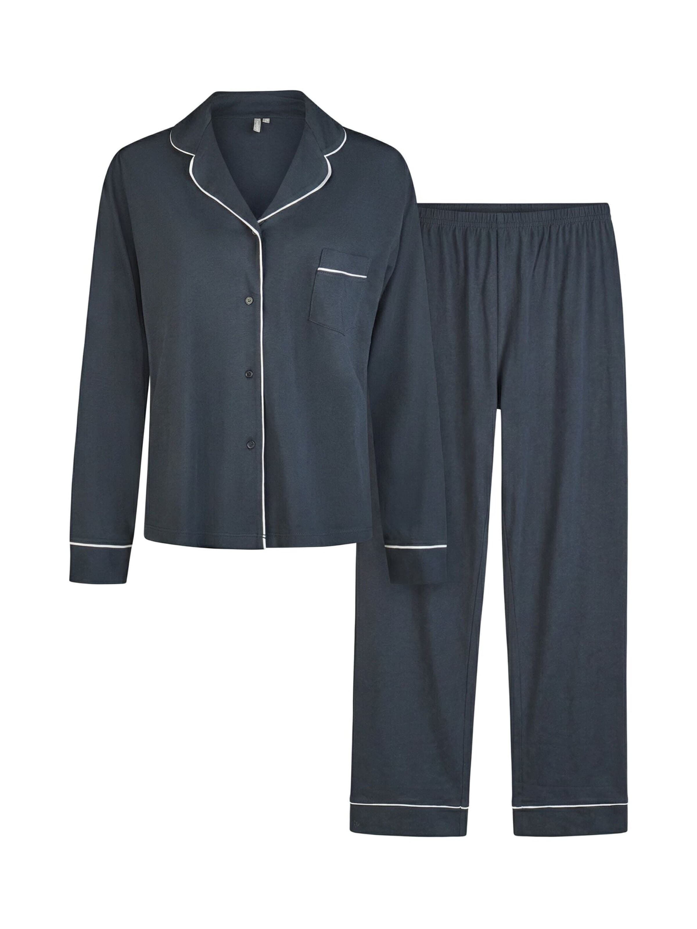 By Louise Pajama in Blue: front