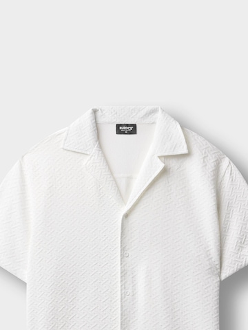 Burocs Regular Fit Hemd 'Structured'‌‌‌‌‌‌‌‌ in Weiß