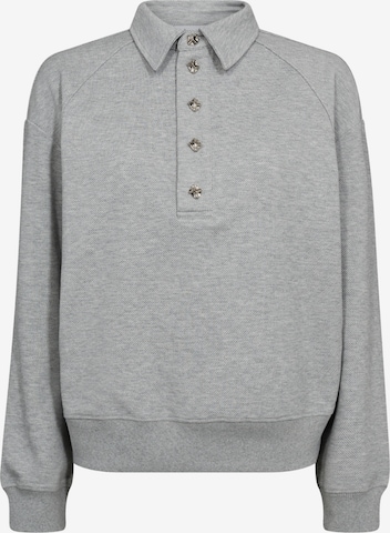 co'couture Collegepaita 'Dengi' värissä harmaa: etupuoli