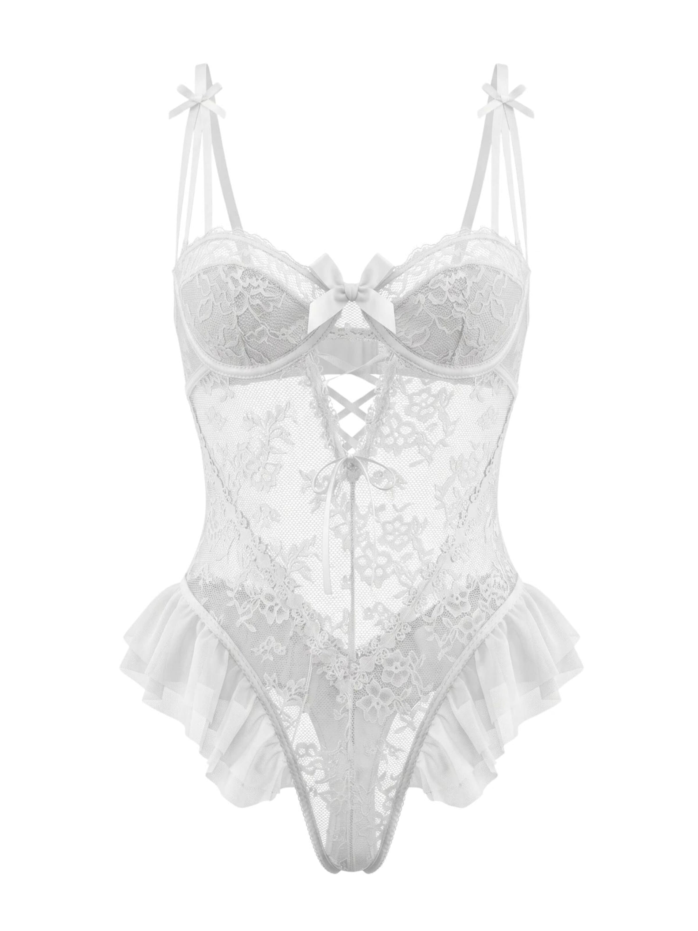 Orchibelle Bodysuit 'Amalia' in White