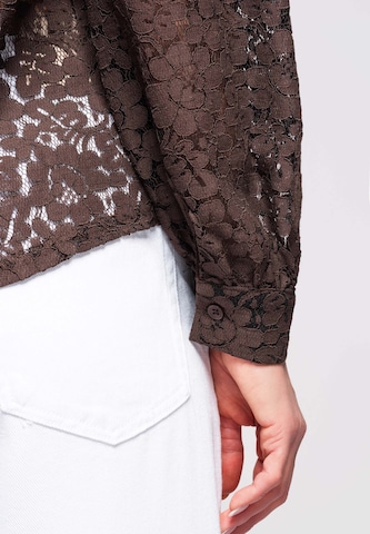Ombre Blouse 'OW-SH-E0012' in Brown