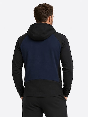 YOUTHUP Athletic Jacket 'UHRENFENSTER' in Blue
