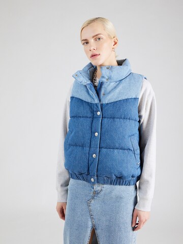 LEVI'S ® Vest 'Juno Western Puffer Vest' in Blue: front