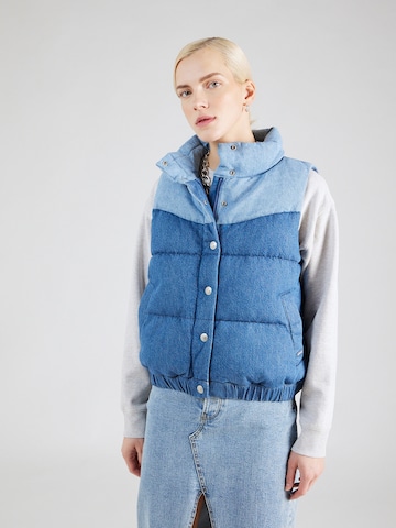 LEVI'S ® Brezrokavnik 'Juno Western Puffer Vest' | modra barva: sprednja stran