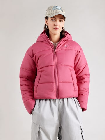 Giacca invernale 'CLSC' di Nike Sportswear in rosa: frontale