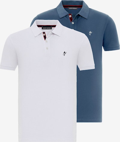 Marškinėliai iš Jacey Quinn, spalva – mėlyna / balta, Prekių apžvalga