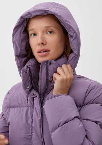 s.Oliver BLACK LABEL Winter Coat in Purple