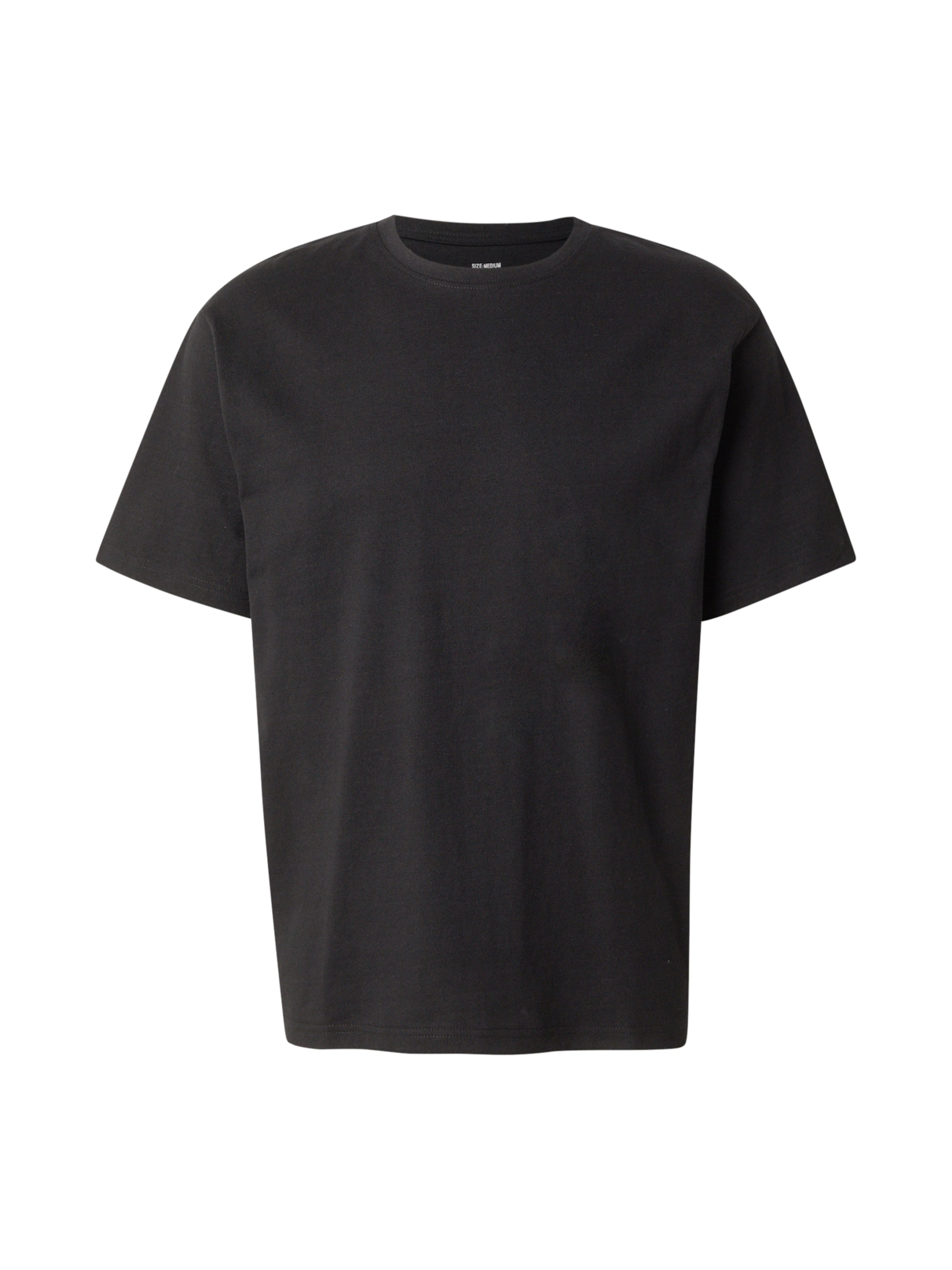 Denim Project Paita 'Enjoy' värissä musta: etupuoli