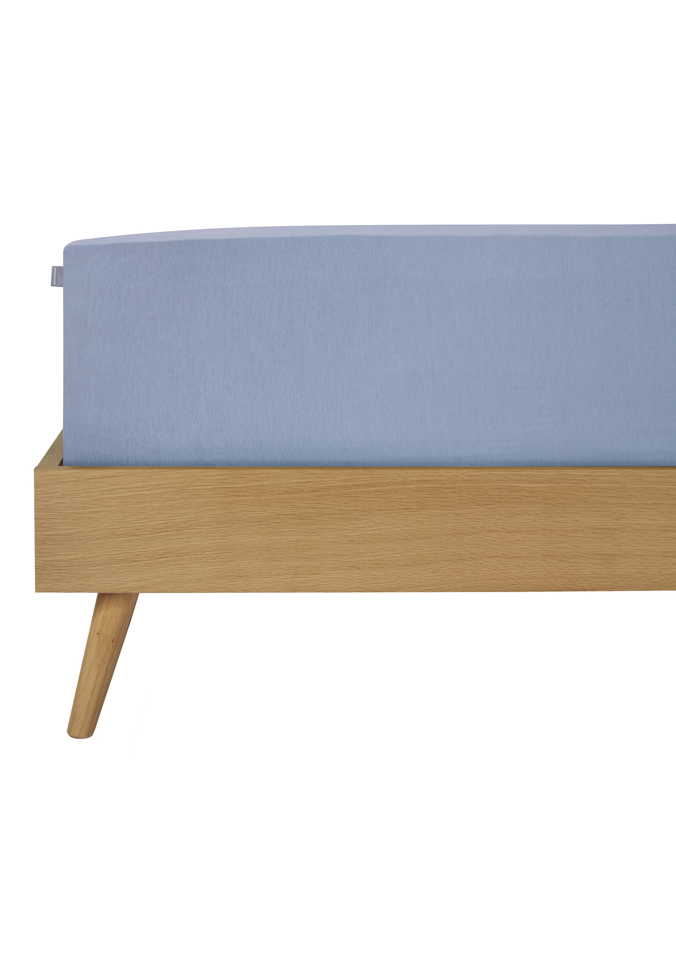 SCHIESSER Bed sheet 'Jessi' in Blue