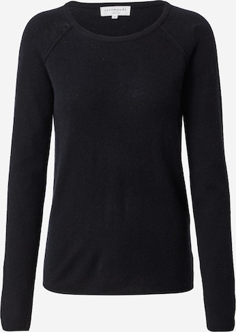 Pull-over rosemunde en noir : devant