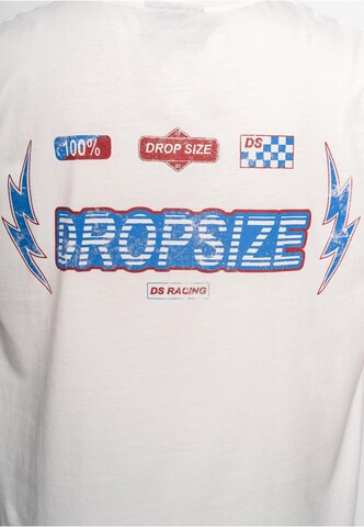 Dropsize Μπλουζάκι 'Racing' σε λευκό