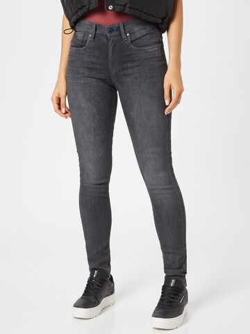 G-Star RAW Skinny Jeans 'Lhana' in Grijs: voorkant