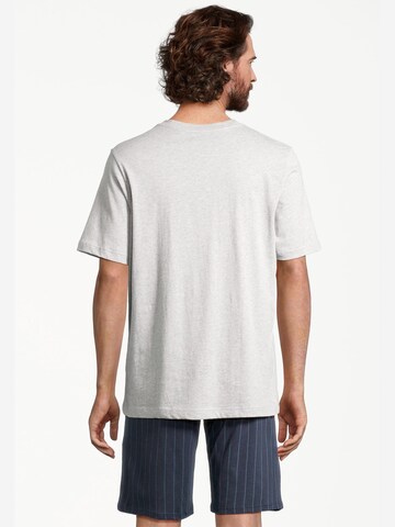 SCHIESSER Short Pajamas 'Night & Home' in Blue