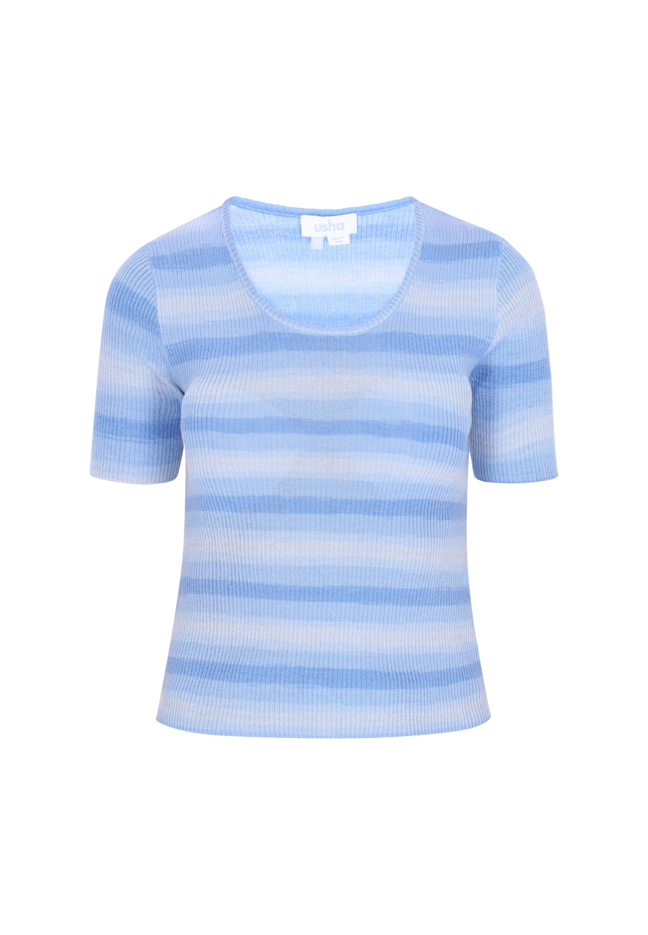 usha BLUE LABEL Pullover 'Casual' in Blau: Vorderseite