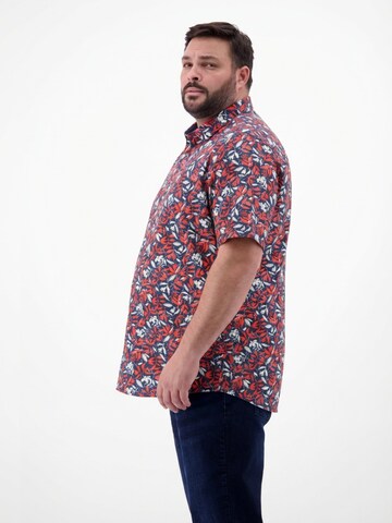 LERROS Comfort fit Button Up Shirt in Red