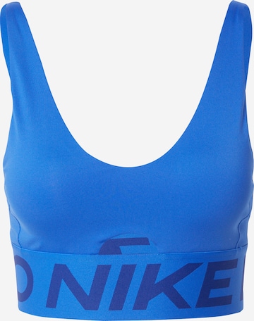 NIKE - Sujetador deportivo 'INDY' en azul: frente
