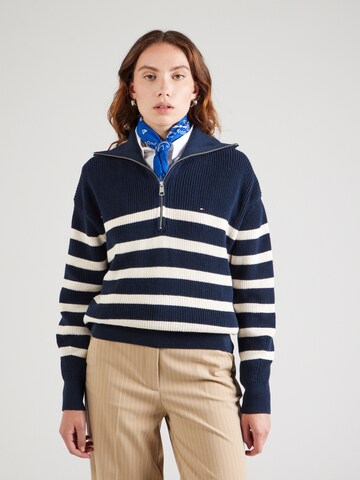 TOMMY HILFIGER Trui in Blauw: voorkant