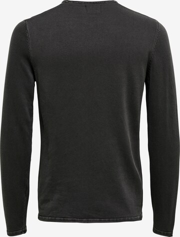 Only & Sons - Ajuste regular Jersey 'Garson' en negro