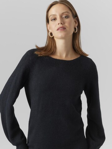 VERO MODA Gebreide jurk 'LEFILE' in Zwart