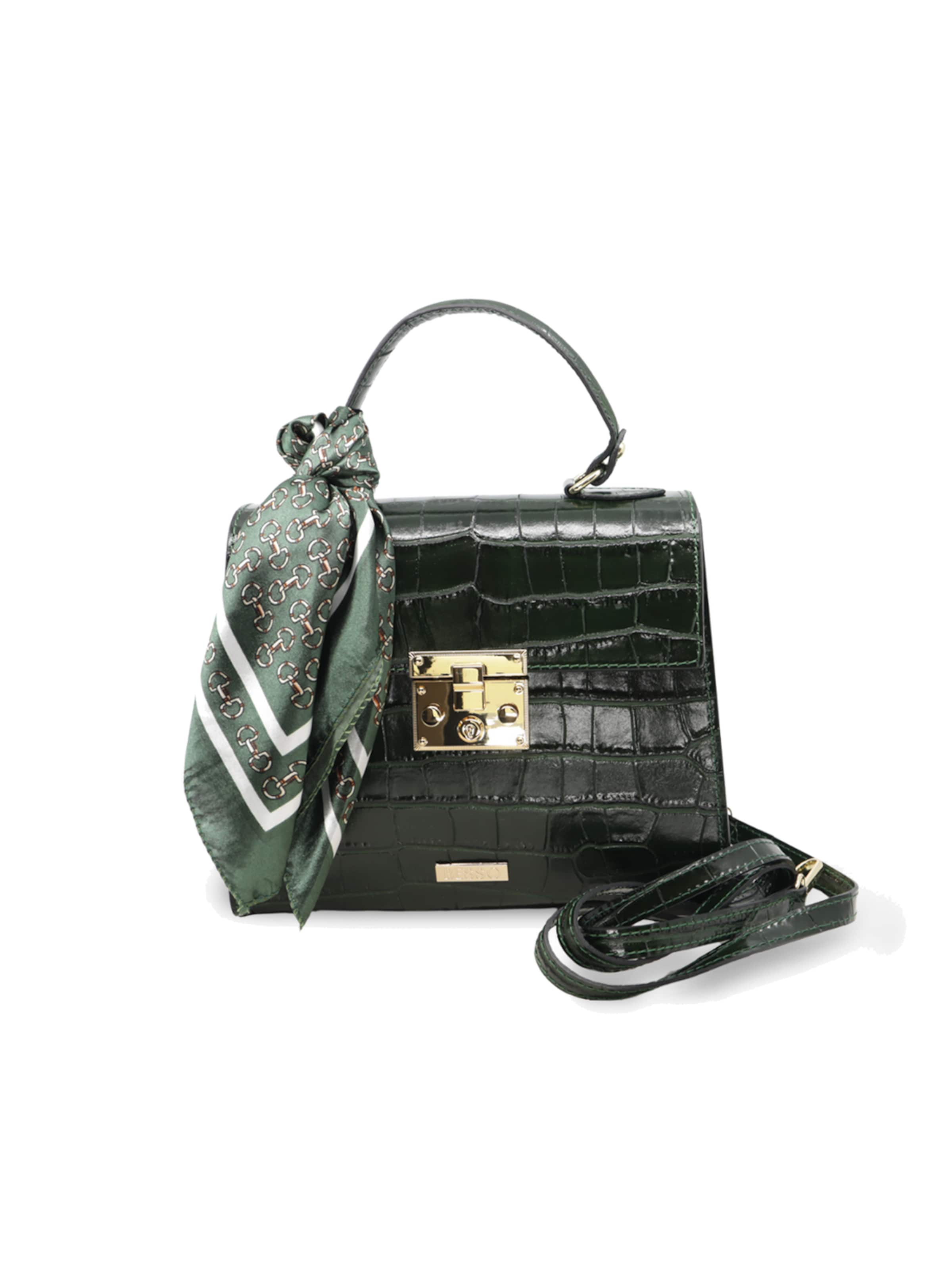 BESSO Handbag 'Serenata di Seta' in Green: front