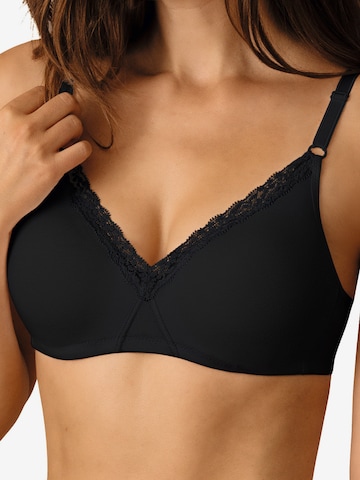 Nur Die Minimizer BH ' Soft Cup mit Spitze ' in Zwart: voorkant