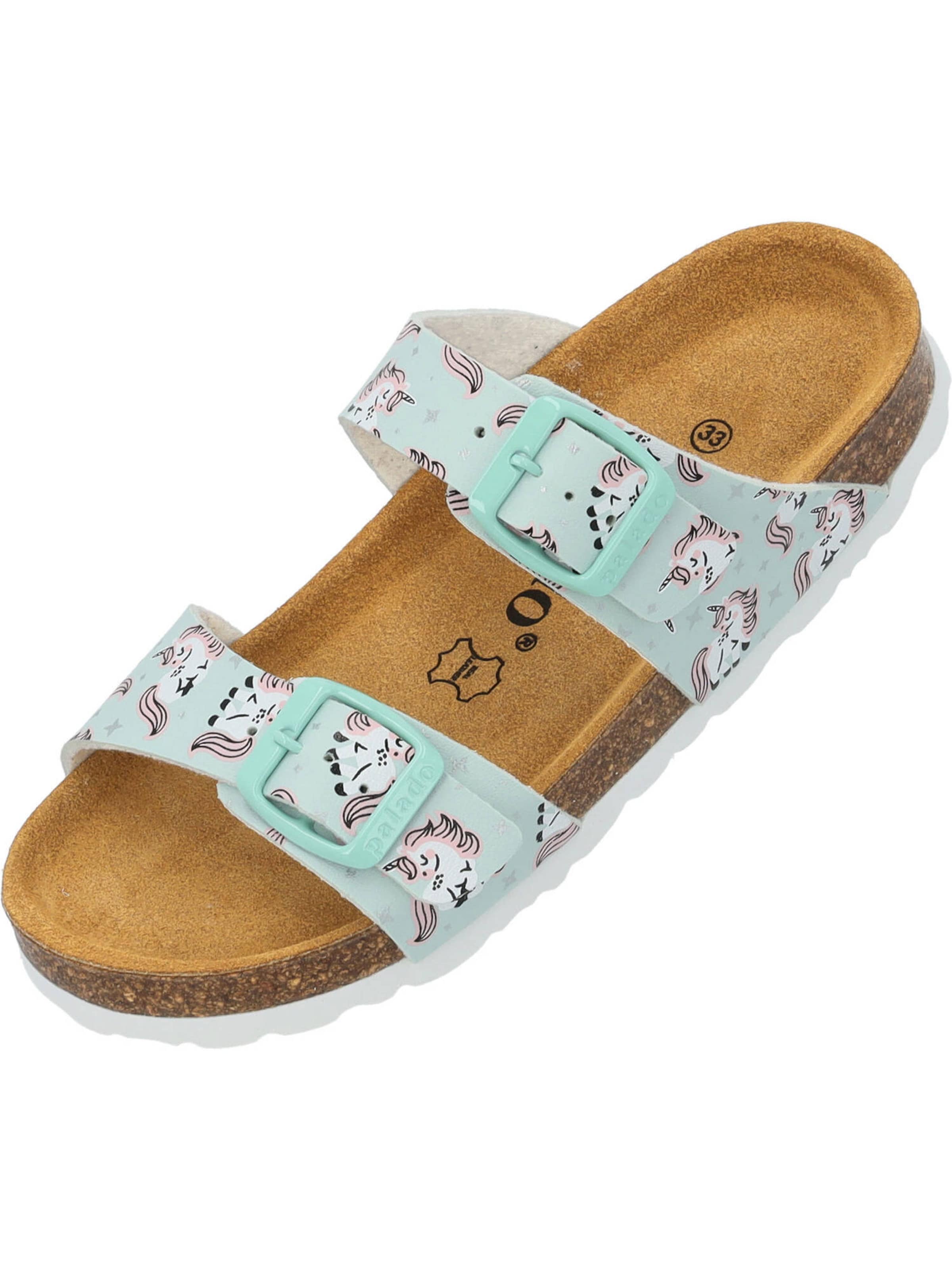 PaladoOtvorene cipele 'Samos G' - zelena boja: prednji dio