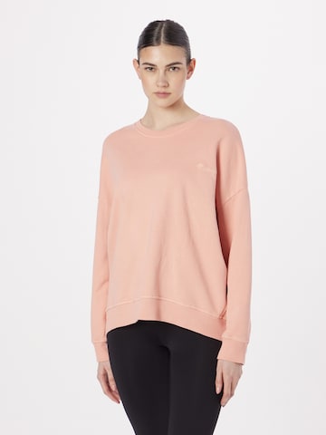 Hey Honey Athletic Sweatshirt 'Silver' in Pink: front