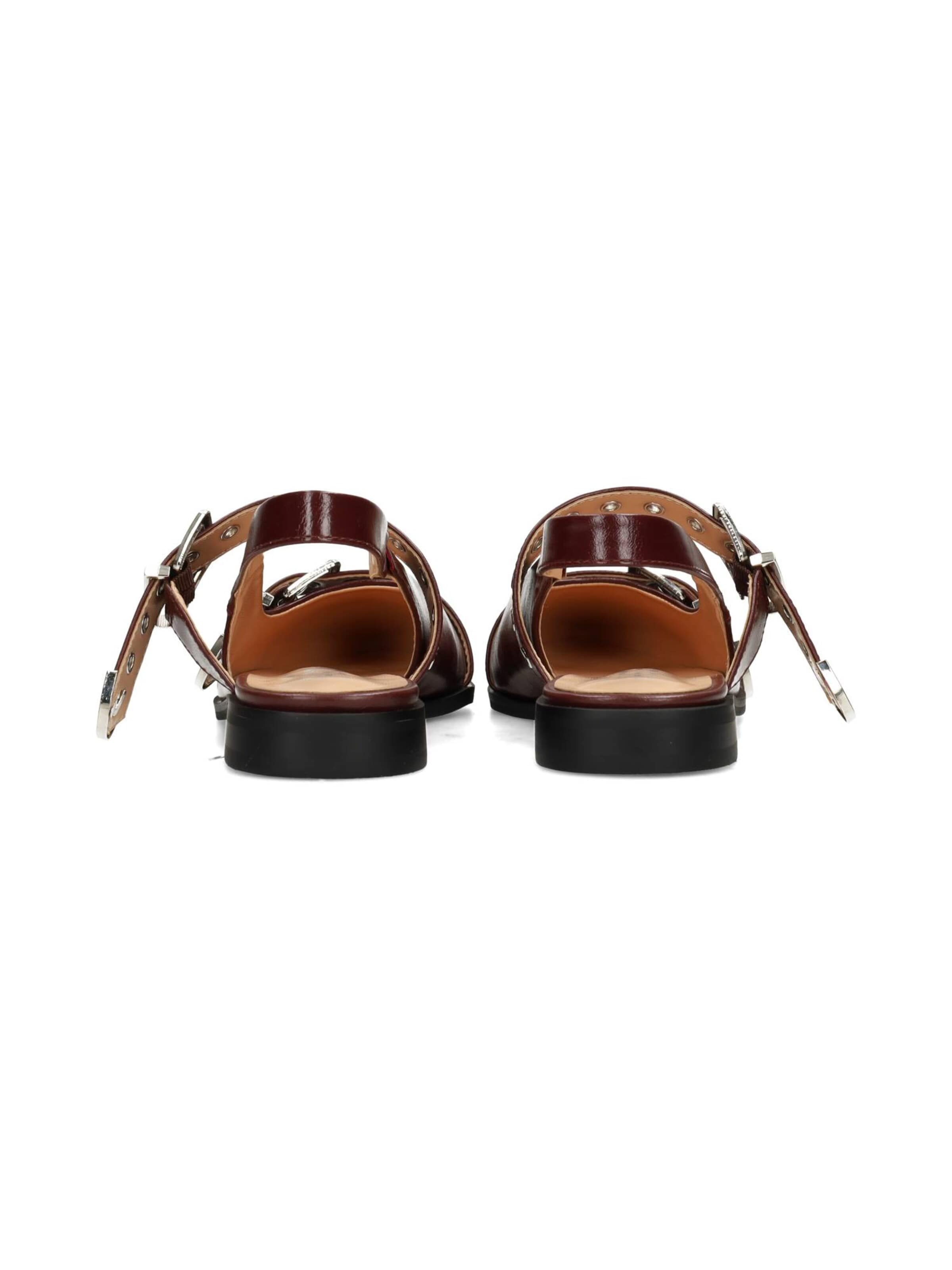POSH by Poelman Sandaal 'Julia' in Bruin