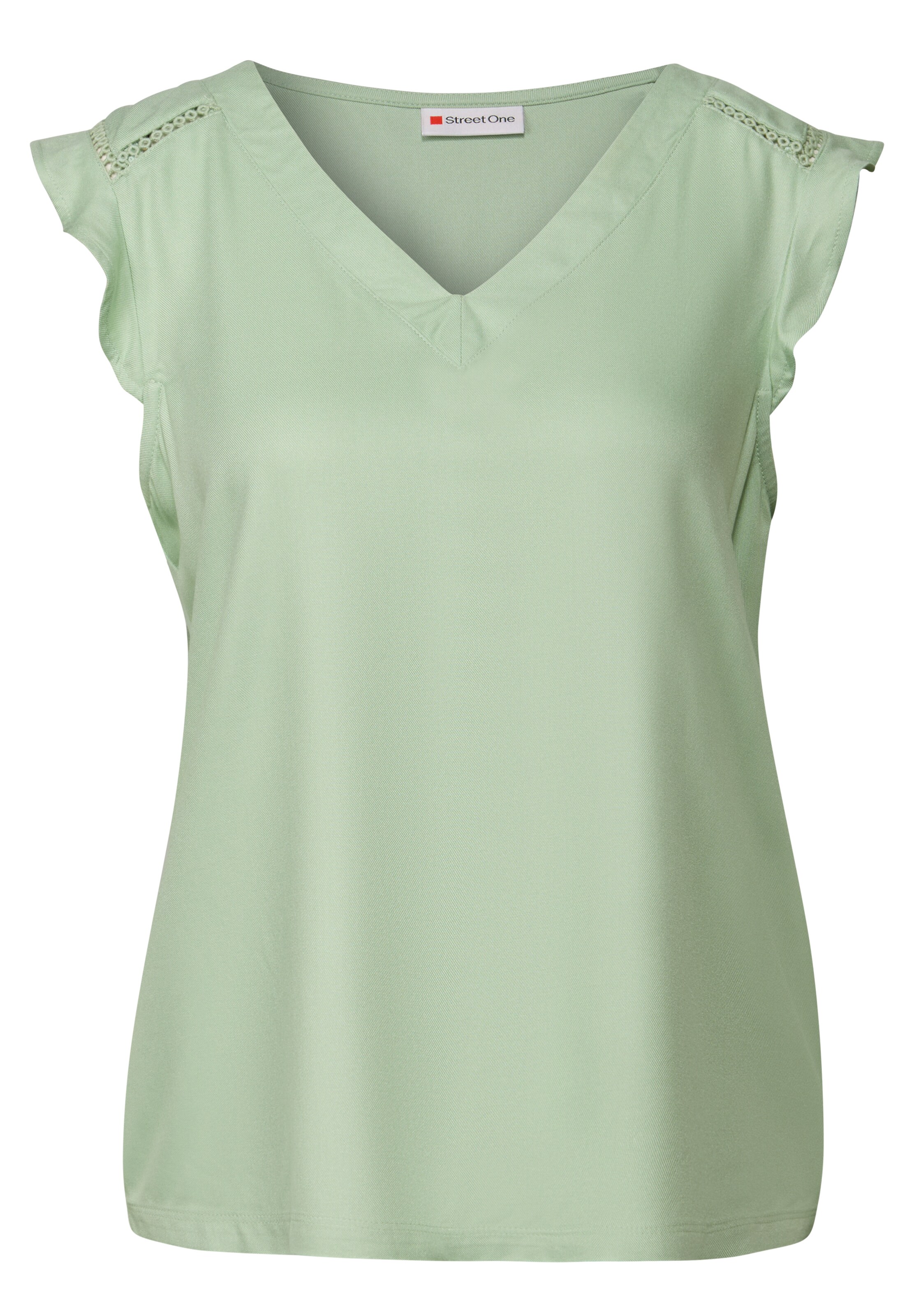 STREET ONE Shirt in Green: front