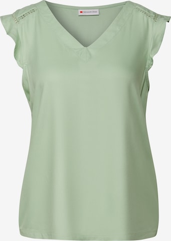 STREET ONE Shirt in Grün: Vorderseite