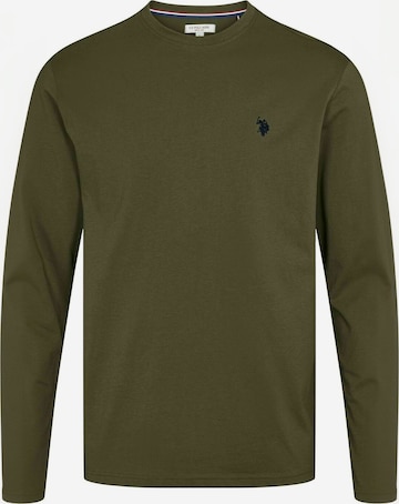 Chemise ' UMBrolin ' U.S. POLO ASSN. en vert : devant