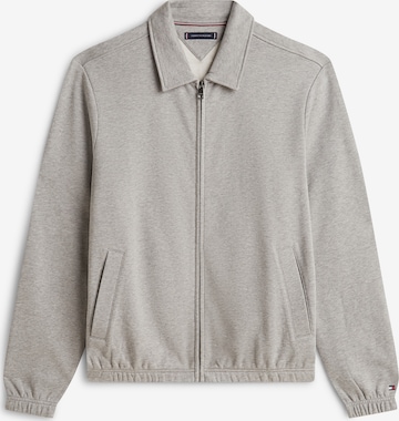 TOMMY HILFIGER - Sudadera con cremallera 'ESSENTIAL' en gris: frente
