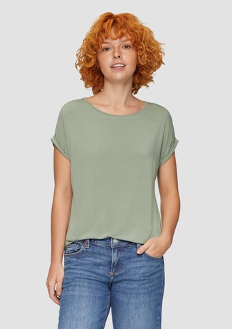 T-shirt QS en vert : devant