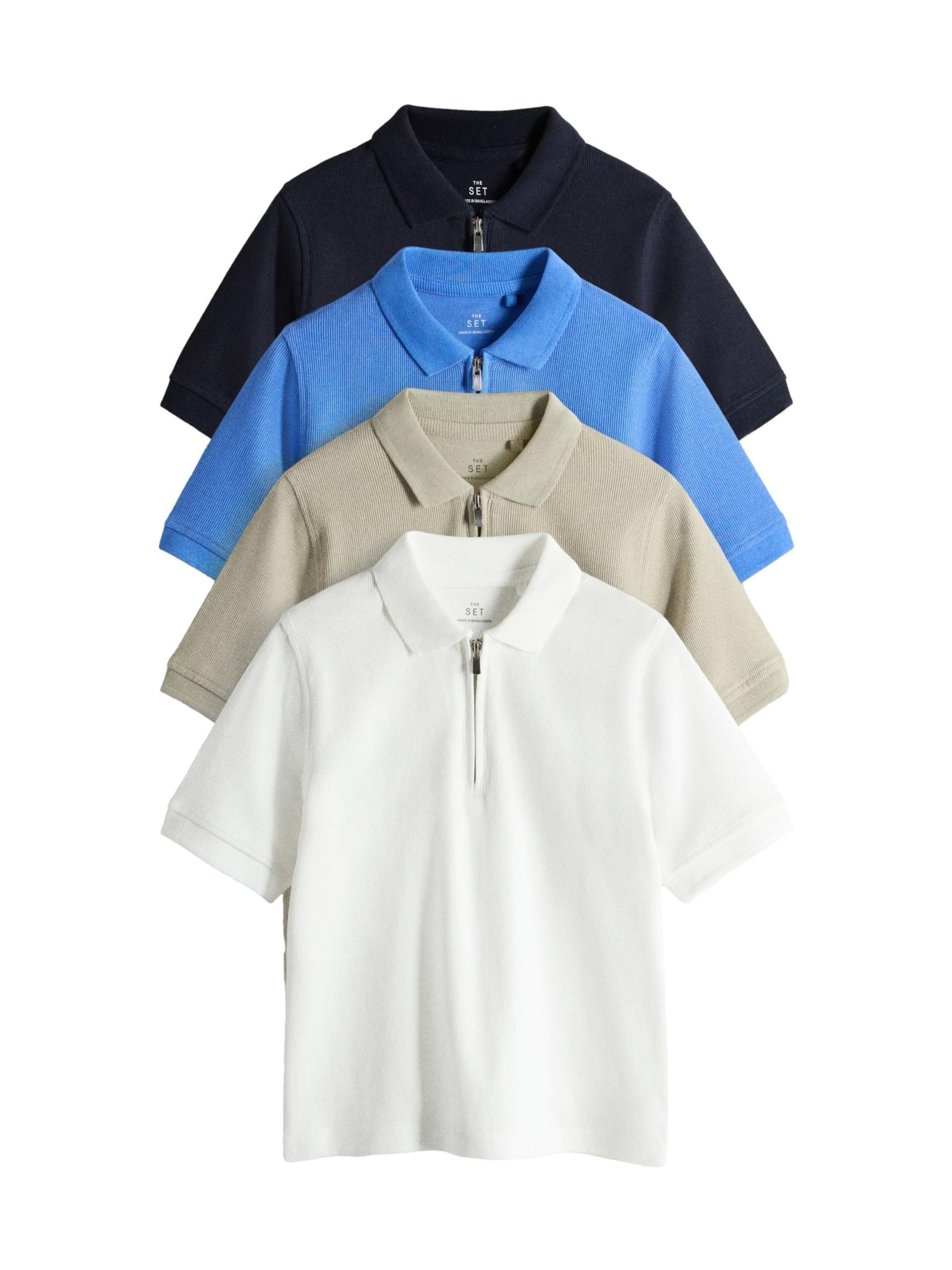 T-Shirt The Set en mélange de couleurs : devant