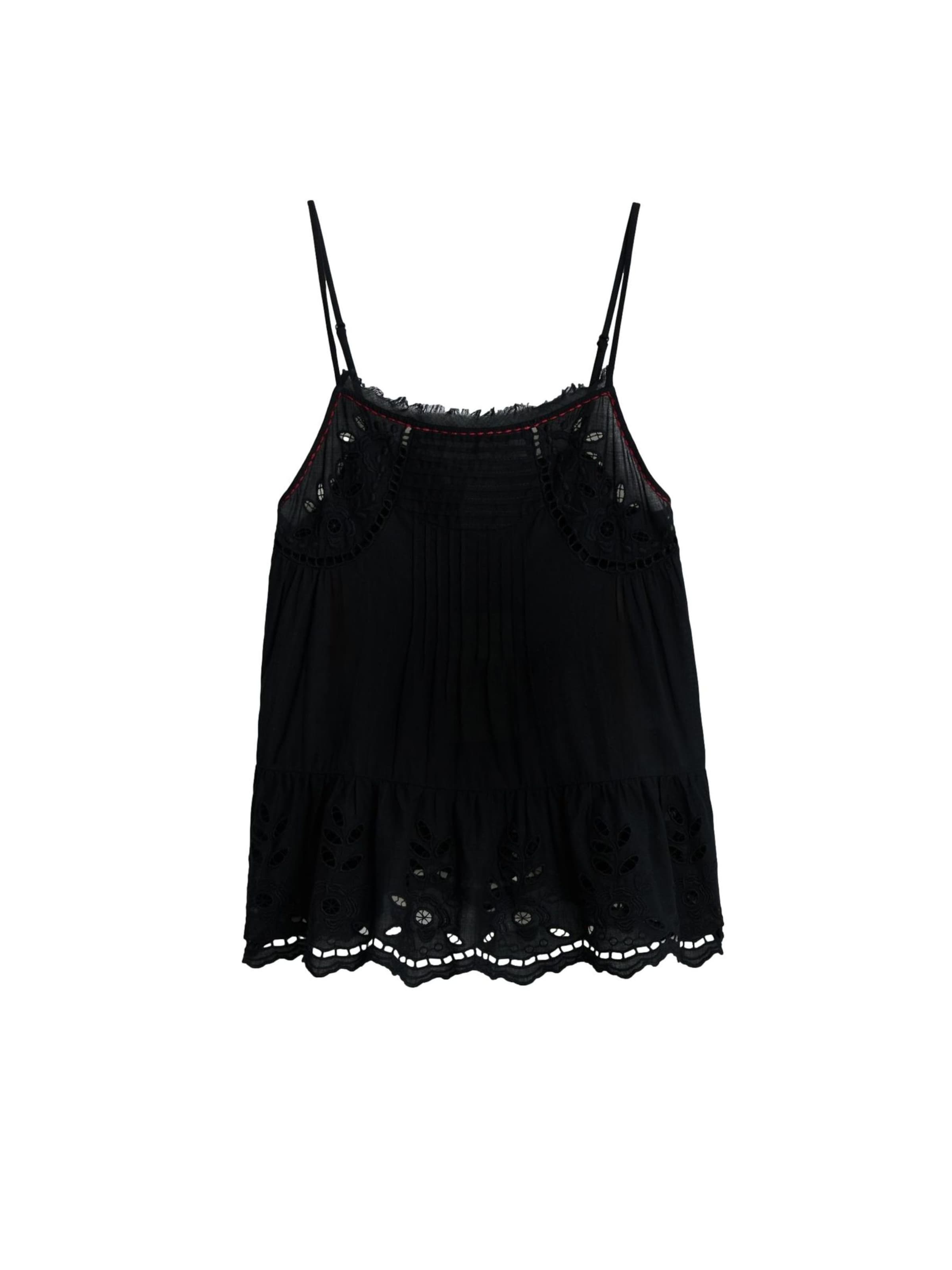 Bhoem Top in Black: front