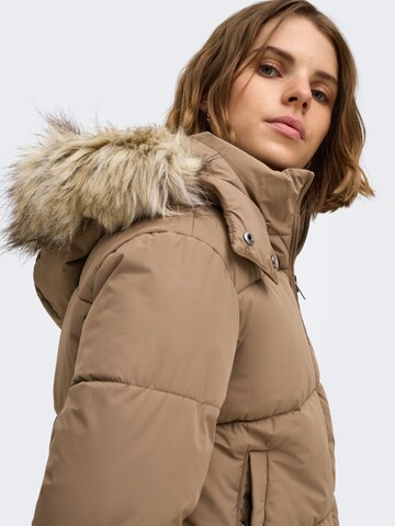 ONLY Winter jacket 'ONLJuta' in Brown