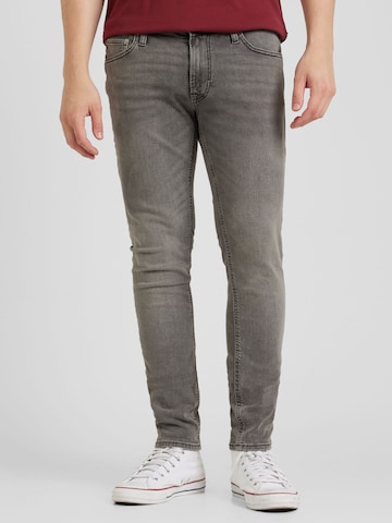 JACK & JONES Skinny Jeans 'JJILIAM JJORIGINAL' in Grey: front