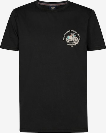 T-Shirt 'Petrol Industries - Heren t-shirt' PETROL en noir : devant