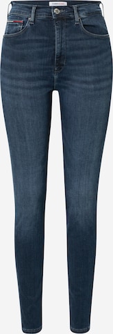 Tommy Jeans Skinny Jeans 'Sylvia' in Blauw: voorkant